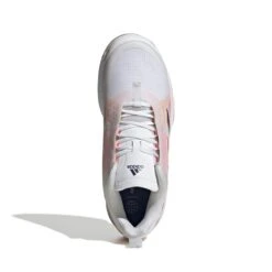 Adidas Avacourt Women's Tennis Shoe (White/Indigo/Orange) 13 Adidas Avacourt Women's Tennis Shoe (White/Indigo/Orange) -Tennipro Store GZ0690 3 FOOTWEAR Photography TopPortraitView white