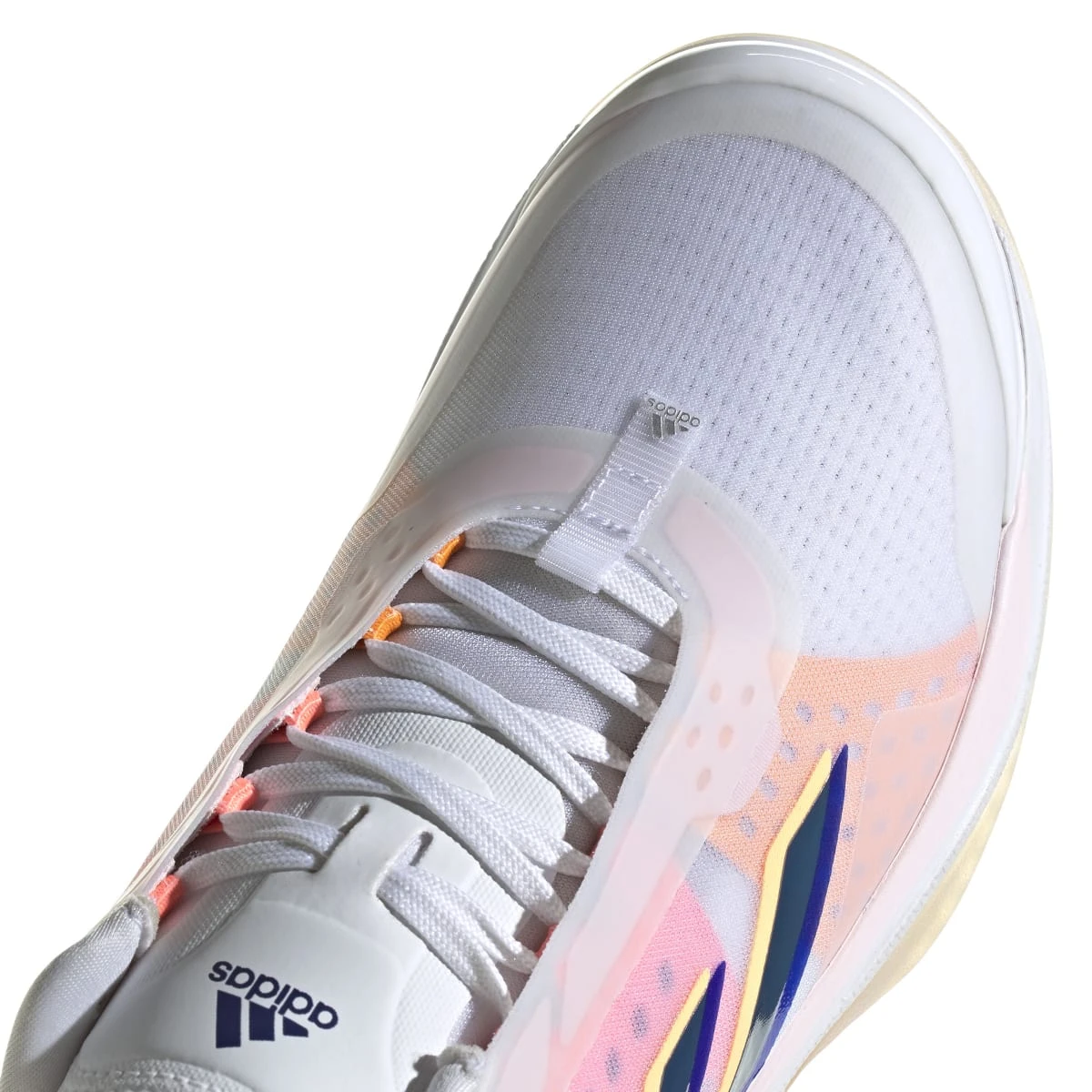 Adidas Avacourt Women's Tennis Shoe (White/Indigo/Orange) 9 Adidas Avacourt Women's Tennis Shoe (White/Indigo/Orange) - Image 7