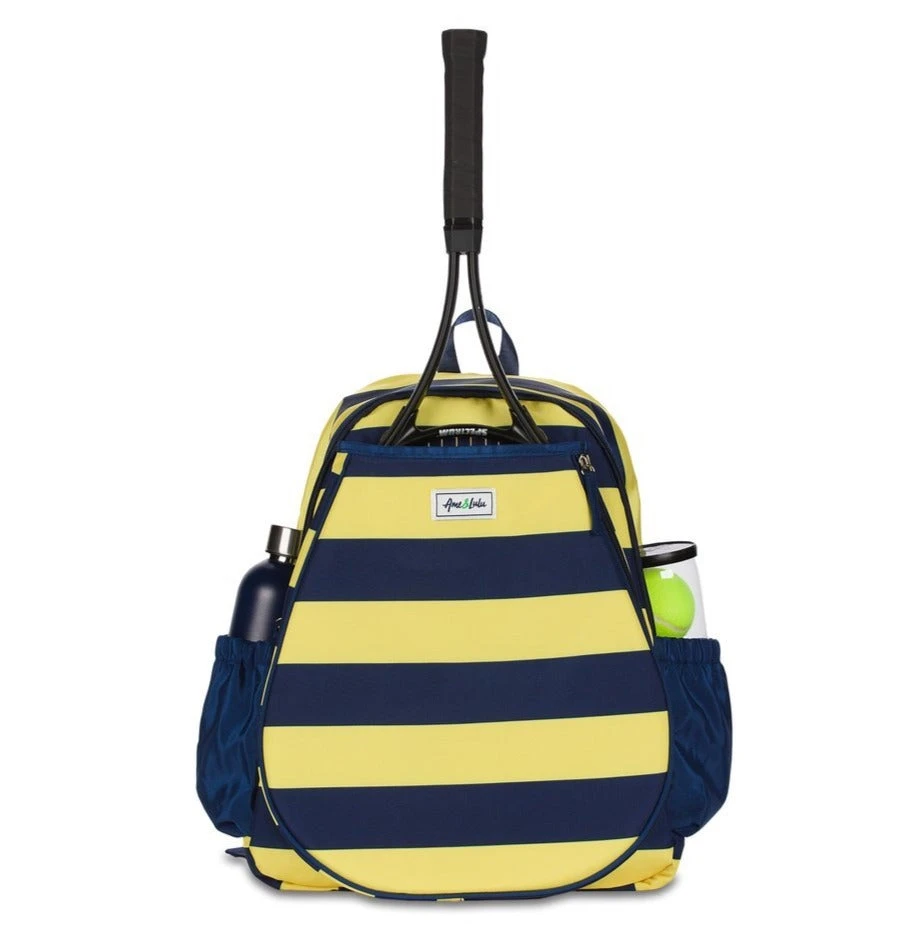 Ame & Lulu Game On Happy Backpack Racquet Bag 3 Ame & Lulu Game On Happy Backpack Racquet Bag