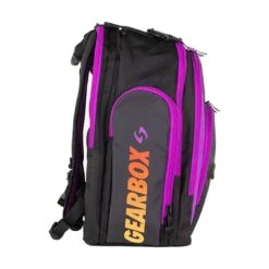 Gearbox Backpack - Court (Purple Accent With Red/Yellow Gradient) 11 Gearbox Backpack - Court (Purple Accent With Red/Yellow Gradient) -Tennipro Store GearboxCourtBackpack2