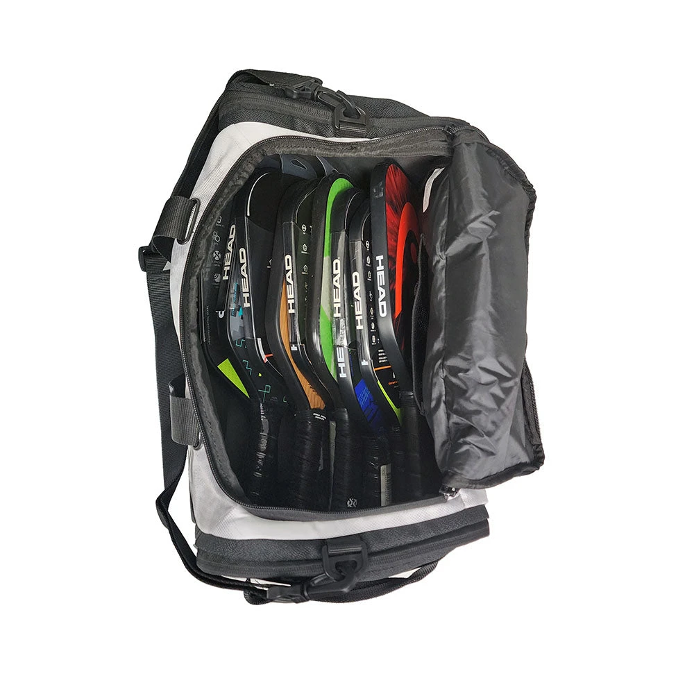 Head Novak Djokovic Duffel Bag (White/Black) 7 Head Novak Djokovic Duffel Bag (White/Black) - Image 5