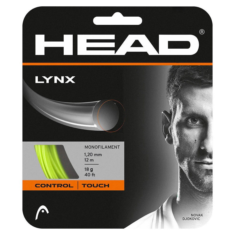 Head Lynx 18/1.20 Tennis String (Yellow) 3 Head Lynx 18/1.20 Tennis String (Yellow)