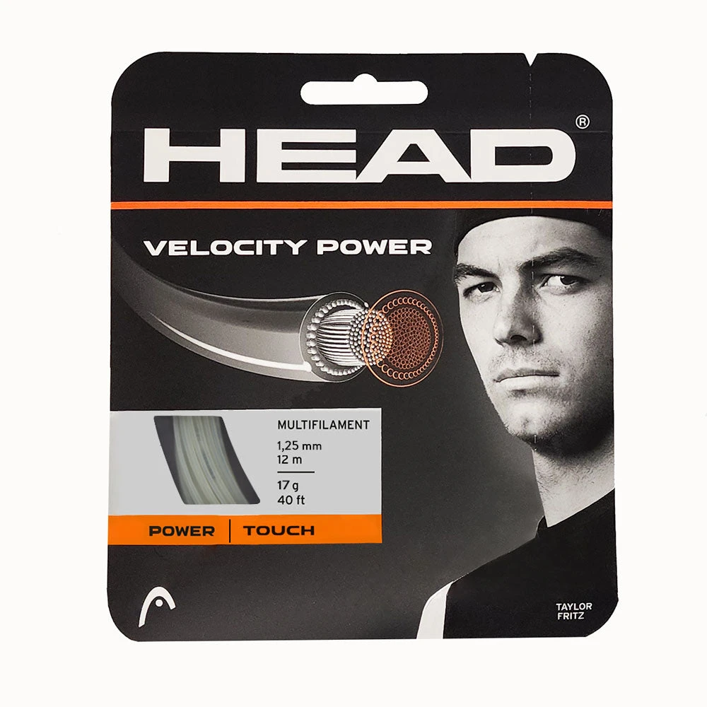 Head Velocity Power 17/1.25 Tennis String (Natural) 3 Head Velocity Power 17/1.25 Tennis String (Natural)