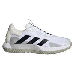 Adidas SoleMatch Control Men's Tennis Shoe (White/Black)