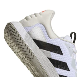 Adidas SoleMatch Control Men's Tennis Shoe (White/Black) -Tennipro Store HQ8436 8 FOOTWEAR Photography DetailView1 transparent