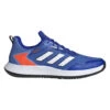 Adidas Defiant Speed Men's Tennis Shoe (Blue/White) -Tennipro Store HQ8455 1 FOOTWEAR Photography SideLateralCenterView transparent