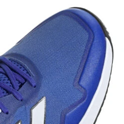 Adidas Defiant Speed Men's Tennis Shoe (Blue/White) -Tennipro Store HQ8455 9 FOOTWEAR Photography DetailView2 transparent