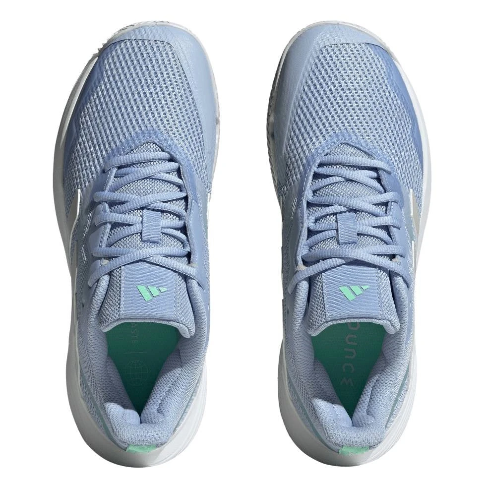 Adidas CourtJam Control Women's Tennis Shoe (Blue/White) 7 Adidas CourtJam Control Women's Tennis Shoe (Blue/White) - Image 5