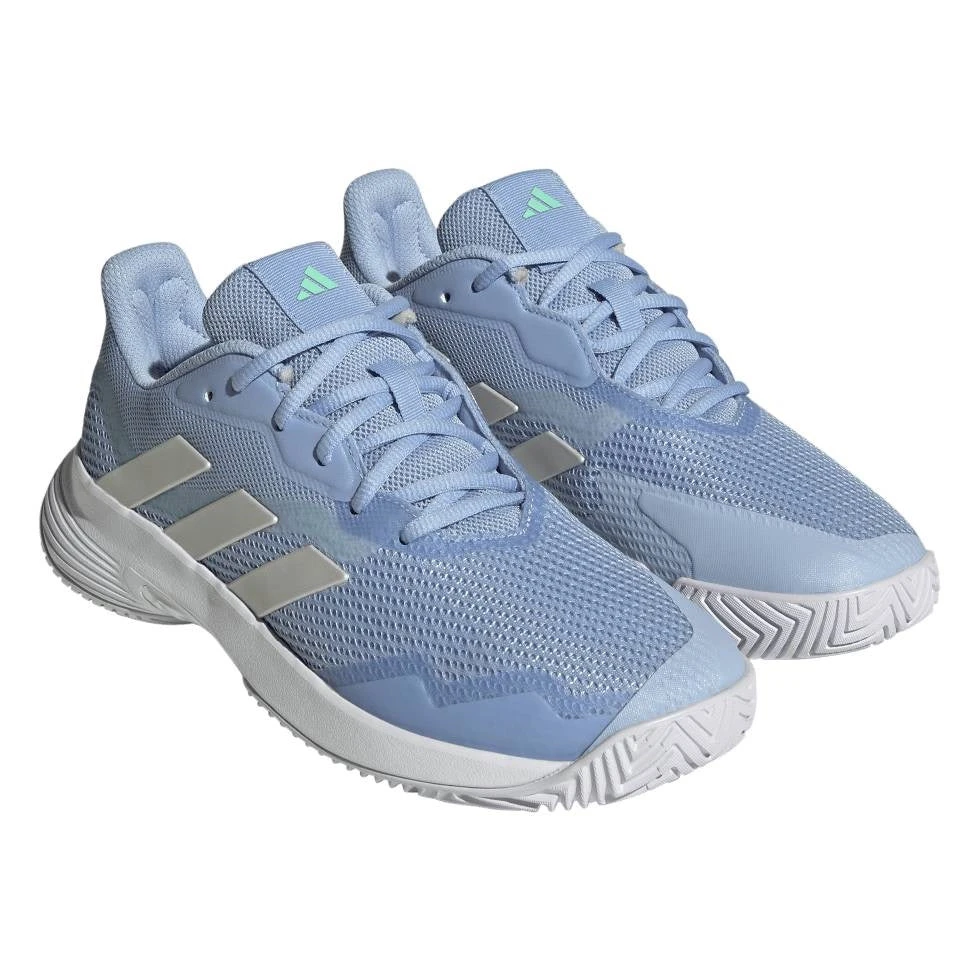 Adidas CourtJam Control Women's Tennis Shoe (Blue/White) 5 Adidas CourtJam Control Women's Tennis Shoe (Blue/White) - Image 3