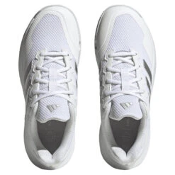 Adidas GameCourt 2 Women's Tennis Shoe (White) -Tennipro Store HQ8476 3 FOOTWEAR Photography TopPortraitView transparent