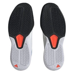 Adidas Courtflash Speed Men's Tennis Shoe (White/Black) -Tennipro Store HQ8481 4 FOOTWEAR Photography BottomView transparent