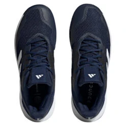 Adidas CourtJam Control Men's Tennis Shoe (Navy/White) 14 Adidas CourtJam Control Men's Tennis Shoe (Navy/White) -Tennipro Store HQ8808 3 FOOTWEAR Photography TopPortraitView transparent