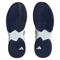 Adidas CourtJam Control Men's Tennis Shoe (Navy/White) 15 Adidas CourtJam Control Men's Tennis Shoe (Navy/White) -Tennipro Store HQ8808 4 FOOTWEAR Photography BottomView transparent