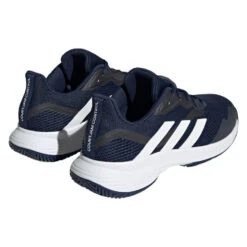 Adidas CourtJam Control Men's Tennis Shoe (Navy/White) 13 Adidas CourtJam Control Men's Tennis Shoe (Navy/White) -Tennipro Store HQ8808 7 FOOTWEAR Photography BackLateralTopView transparent
