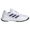 Adidas GameCourt 2 Men's Tennis Shoe (White/Navy) 2 Adidas GameCourt 2 Men's Tennis Shoe (White/Navy) -Tennipro Store HQ8809 1 FOOTWEAR Photography SideLateralCenterView transparent