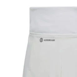 Adidas Girl's Club Pleated Skirt (White) -Tennipro Store HS0542 4 APPAREL Photography DetailView2 transparent