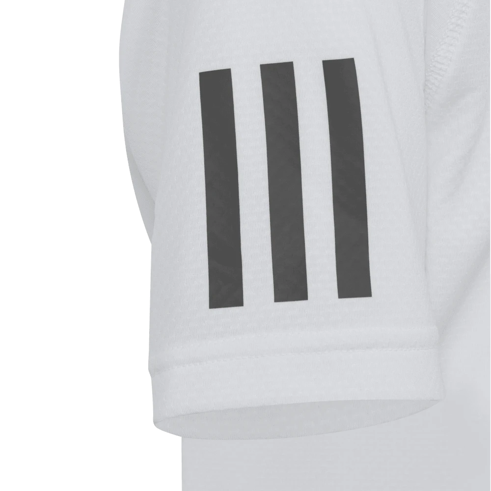 Adidas Girl's Club Top (White) 6 Adidas Girl's Club Top (White) - Image 4