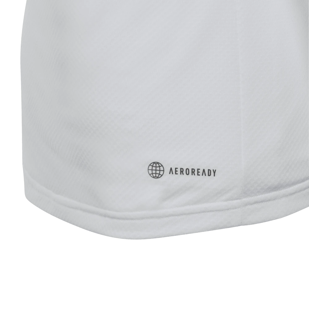 Adidas Girl's Club Top (White) 7 Adidas Girl's Club Top (White) - Image 5