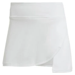 Adidas Women's Club Skirt (White) -Tennipro Store HS1455 2 APPAREL Photography FrontCenterView transparent