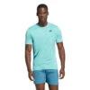 Adidas Men's FreeLift Printed Top (Blue) -Tennipro Store HT7201 3 APPAREL OnModel StandardView transparent