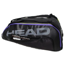 Head Tour Team Supercombi 9 Pack Racquet Bag (Black/Purple) -Tennipro Store Head 9 SuperCombi 3