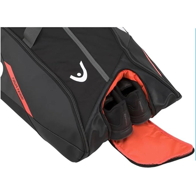 Head Tour Team Monstercombi 12 Racquet Bag (Black/Orange) - Image 3