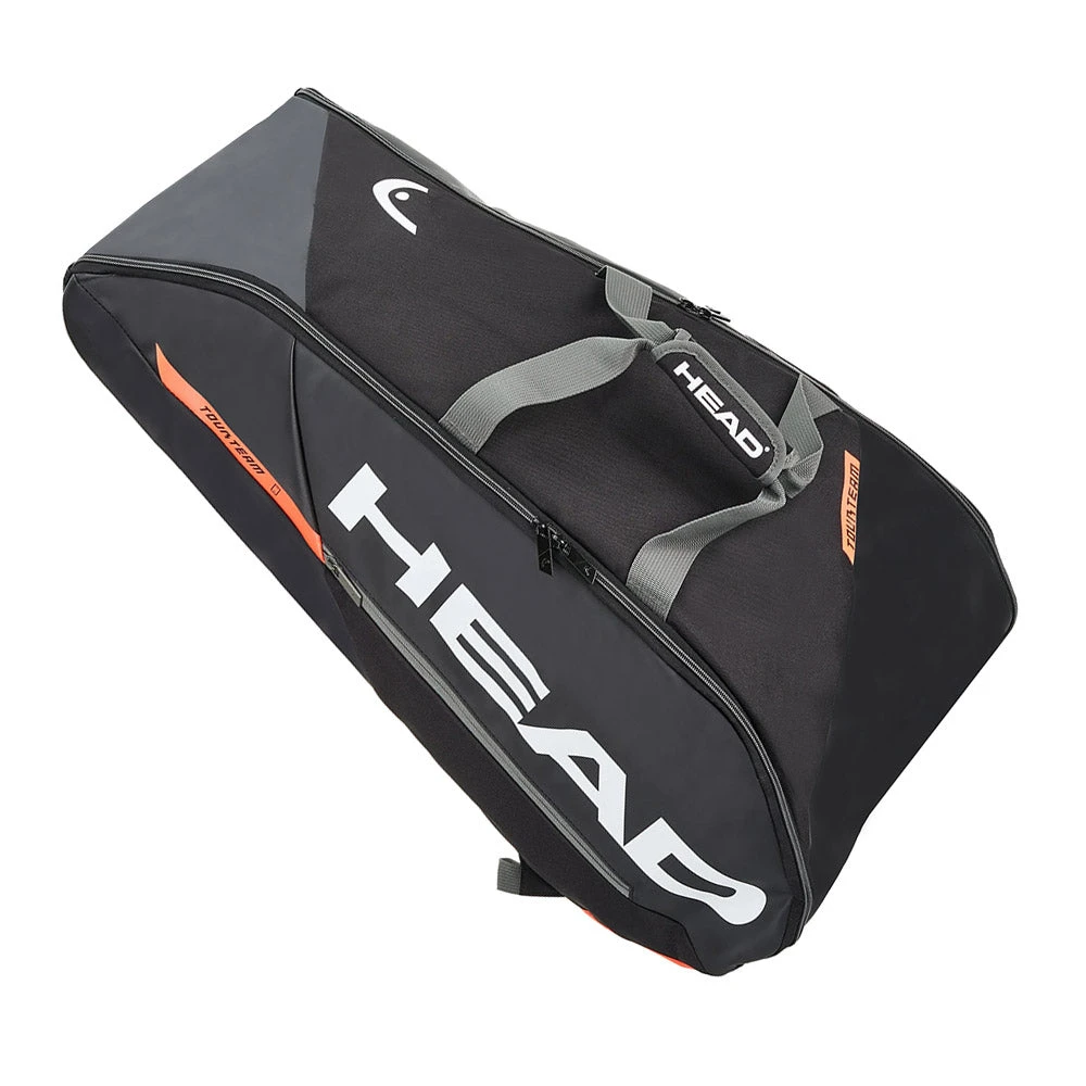 Head Tour Team Supercombi 9 Pack Racquet Bag (Black/Orange) - Image 3