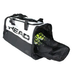 Head Novak Djokovic Duffel Bag (White/Black) 11 Head Novak Djokovic Duffel Bag (White/Black) -Tennipro Store IMG 2930