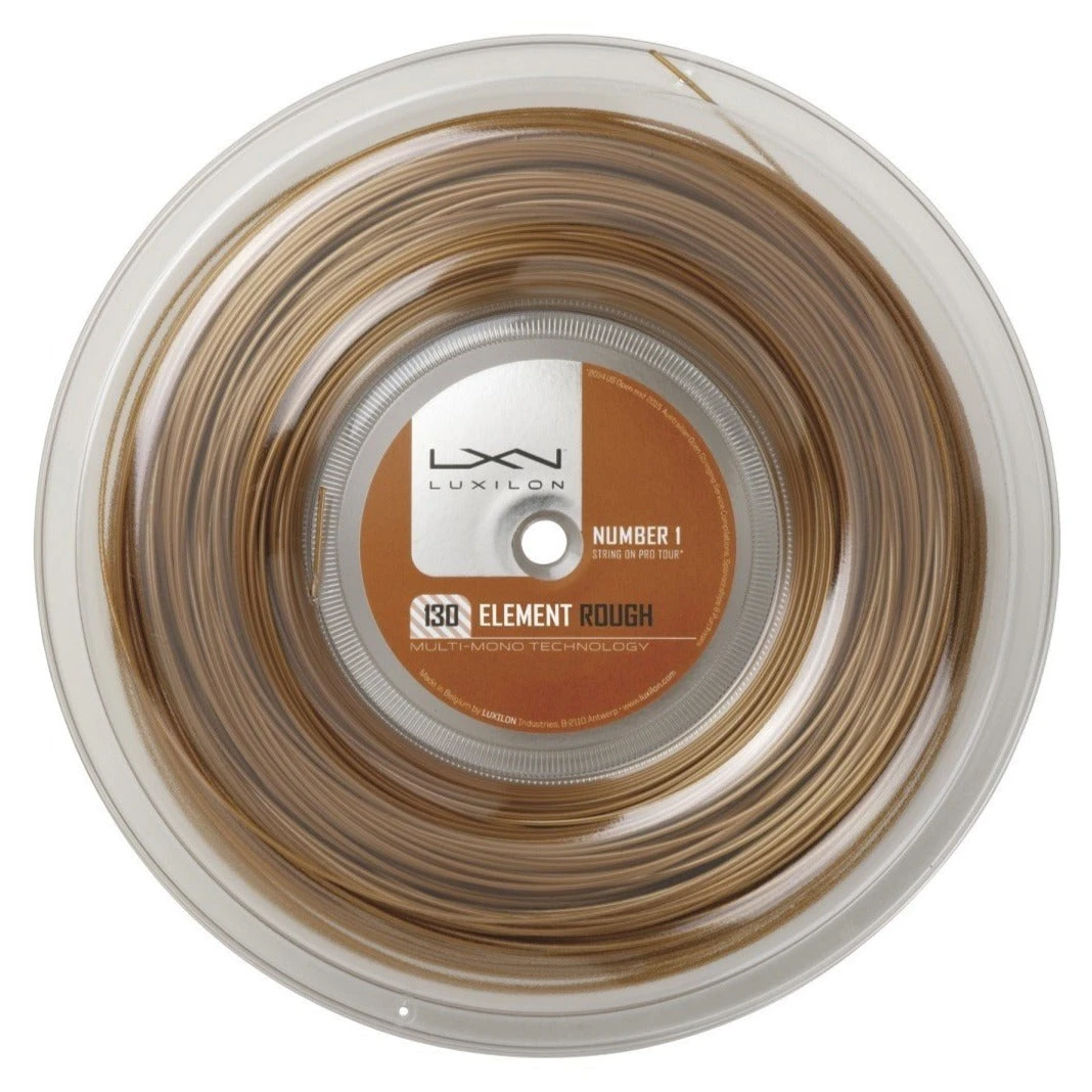 Luxilon Element 16/1.30 Tennis String Reel (Bronze) 3 Luxilon Element 16/1.30 Tennis String Reel (Bronze)