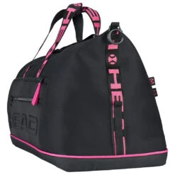 Head Coco Duffel 8 Pack Racquet Bag (Black/Pink) -Tennipro Store Presentation 283651 Coco Duffle Bag BKPK 3 1