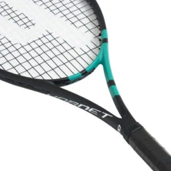 Prince Hornet 100 (Black/Green, Pre-Strung) 8 Prince Hornet 100 (Black/Green, Pre-Strung) -Tennipro Store Prince Hornet 100 Tennis Racquet Black Green Throat