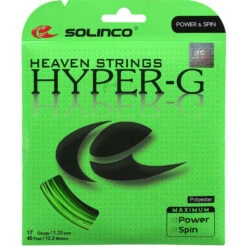Solinco Hyper-G 17/1.20 Tennis String (Green)