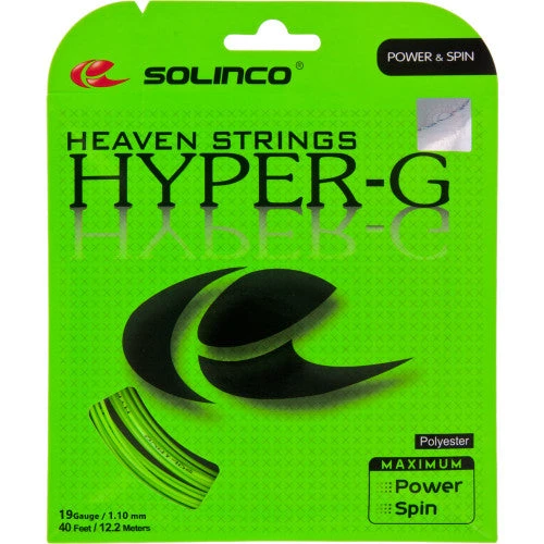 Solinco Hyper-G 19/1.10 Tennis String (Green) 3 Solinco Hyper-G 19/1.10 Tennis String (Green)