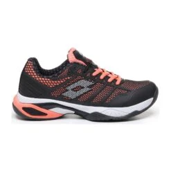 Lotto Viper Ultra IV Speed Women's Tennis Shoe (Black/Rose Pink) 12 Lotto Viper Ultra IV Speed Women's Tennis Shoe (Black/Rose Pink) -Tennipro Store T6435 01 unq11094