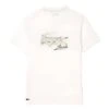 Lacoste Men's Ultra Dry Heritage Sport Tee Top (White)