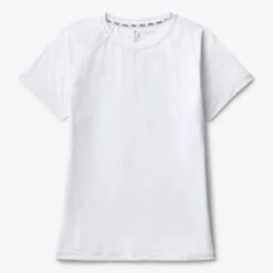 Fila Women's Essentials Short Sleeves Mesh Back Top (White) -Tennipro Store TW431119 100 01 e