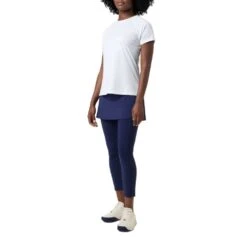 Fila Women's Essentials Short Sleeves Mesh Back Top (White) -Tennipro Store TW431119 100 04 e