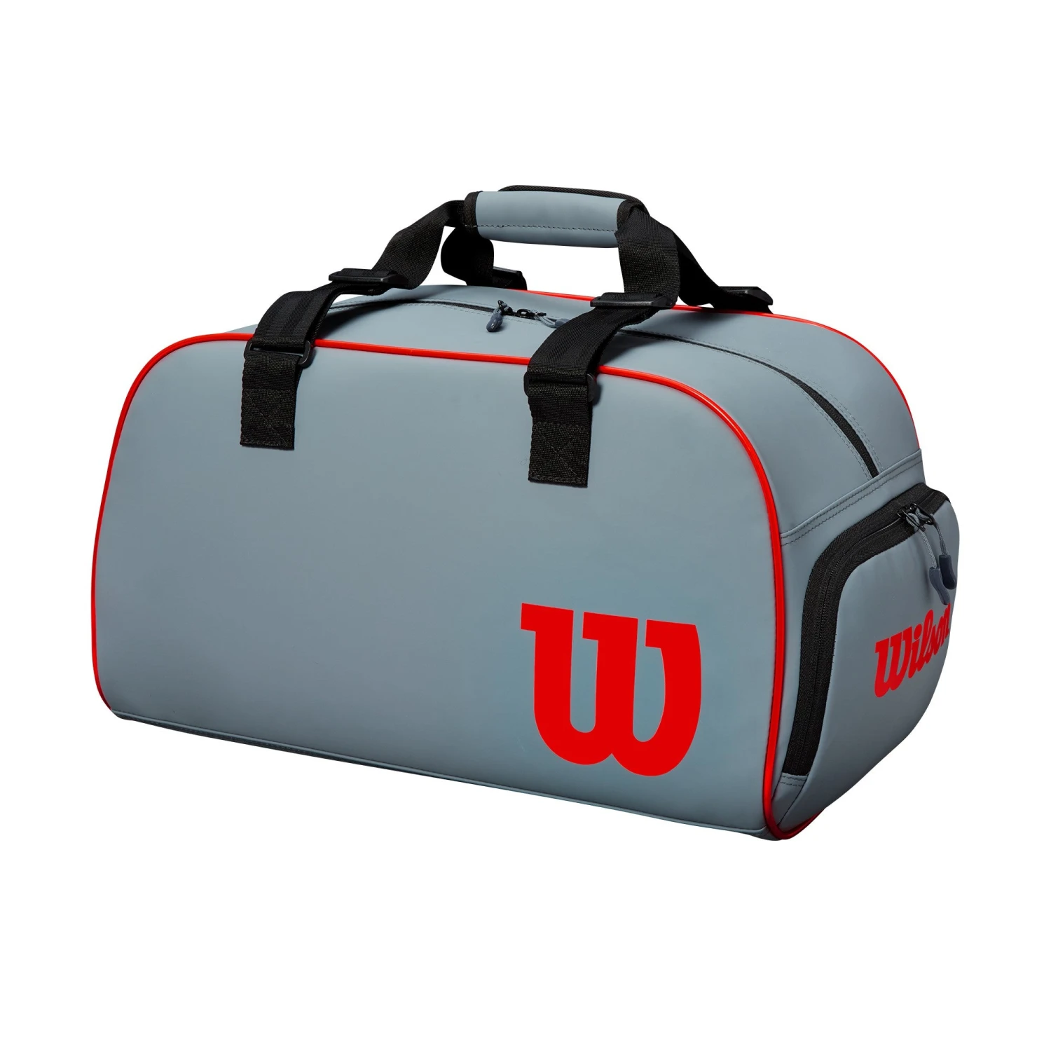Wilson Clash Small Duffel Bag (Grey/Black/Infrared) 4 Wilson Clash Small Duffel Bag (Grey/Black/Infrared) - Image 2