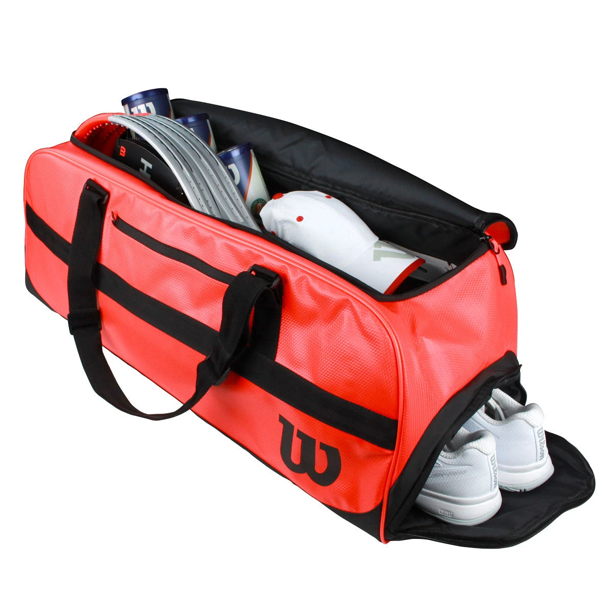 Wilson Tour Duffel Large Racquet Bag (Red) 3 Wilson Tour Duffel Large Racquet Bag (Red)