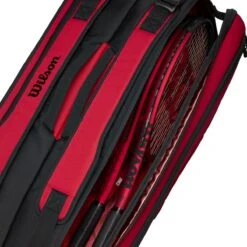 Wilson Clash V2 Super Tour 9 Pack Racquet Bag (Red/Black) 13 Wilson Clash V2 Super Tour 9 Pack Racquet Bag (Red/Black) -Tennipro Store WR8016401 8 Super Tour Clash 9PK RD BL.png.cq5dam.web .1200.1200