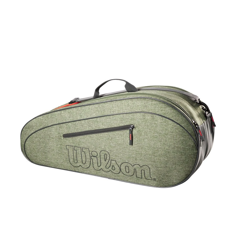 Wilson Team 6 Pack Racquet Bag (Heather Green) 5 Wilson Team 6 Pack Racquet Bag (Heather Green) - Image 3