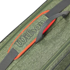 Wilson Team 6 Pack Racquet Bag (Heather Green) 16 Wilson Team 6 Pack Racquet Bag (Heather Green) -Tennipro Store WR8022701 3 Team 6PK Heather GR