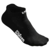Wilson Women's No Show Socks 3 Pack (Black)