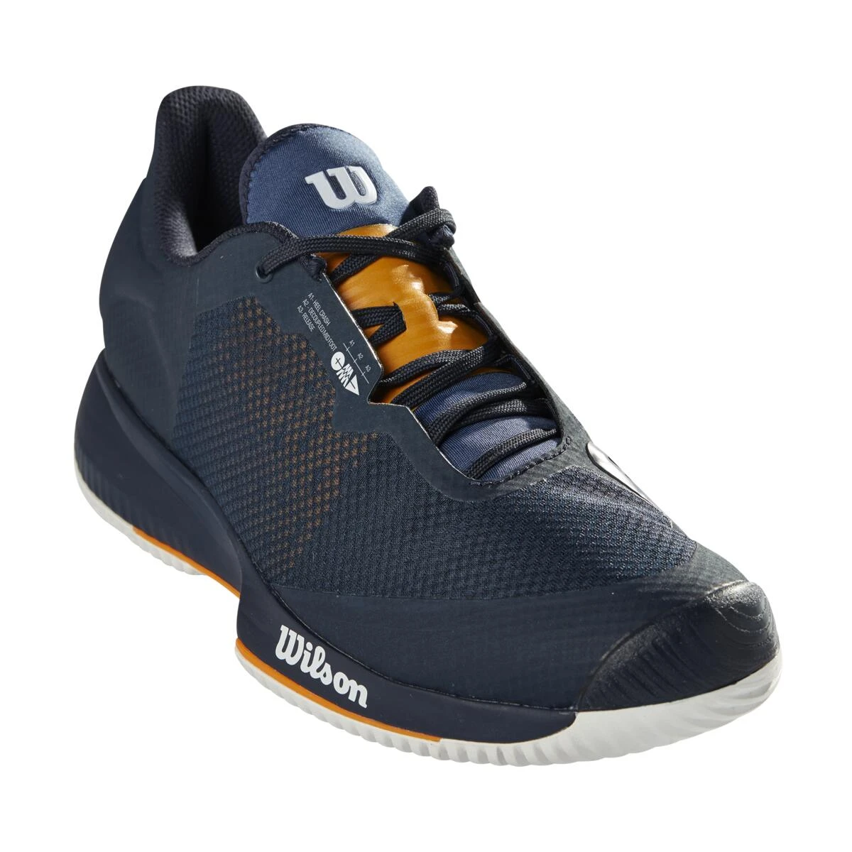 Wilson Kaos Swift Men's Tennis Shoe (Outer Space/Autumn Glory) 3 Wilson Kaos Swift Men's Tennis Shoe (Outer Space/Autumn Glory)