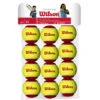 Wilson Starter Red Felt Junior Tennis Balls - 12 Pack 1 Wilson Starter Red Felt Junior Tennis Balls - 12 Pack -Tennipro Store WRT137100 12ball Starter Red Transition