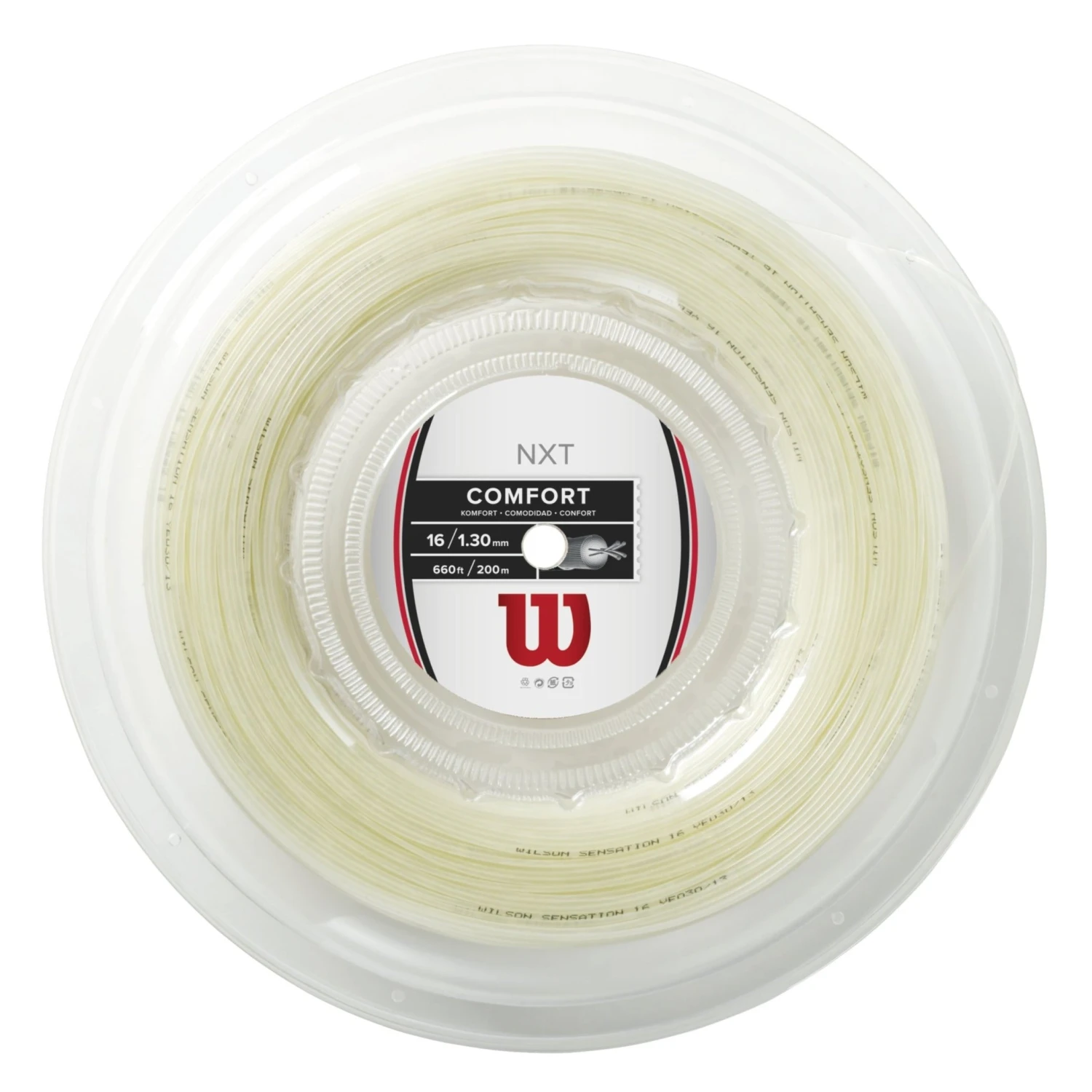 Wilson NXT 16/1.30 Tennis String Reel (Natural) 3 Wilson NXT 16/1.30 Tennis String Reel (Natural)