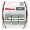 Wilson Pro Overgrip 3 Pack (Silver) -Tennipro Store Wilson Pro Overgrip Silver 3 RacquetGuys