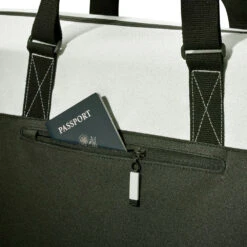 Wilson Women's Racquet Bag (Cream/Black/Forest) -Tennipro Store Wilson Womens Racquet Bag Cream Black ForestGreen 4 572c2a40 014e 43e6 bcd8 dd5e0c16bc9a