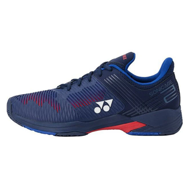Yonex Power Cushion Sonicage 2 Wide Men's Tennis Shoe (Navy/Red) 6 Yonex Power Cushion Sonicage 2 Wide Men's Tennis Shoe (Navy/Red) - Image 4