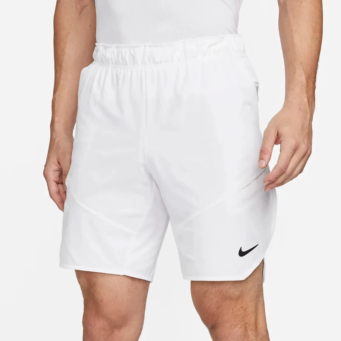 Nike Men's Dri-FIT Advantage 9-inch Short (White) 4 Nike Men's Dri-FIT Advantage 9-inch Short (White) - Image 2